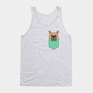 French Bulldog in the Pocket Tank Top